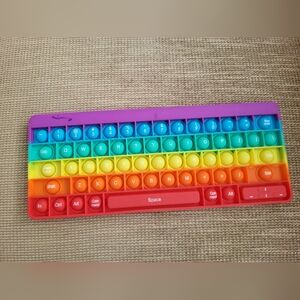 Amazon Rainbow Pop It Keyboard Toy